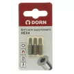 Биты DORN HEX 4, 25 мм 3 шт