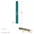 Коронка по армированому бетону 52 мм 1 1/4" KRAFTOOL DIAMOND