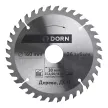 Пильный диск по дереву и ДСП DORN 160х30/25,4/20/16 мм 36 зубьев