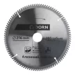 Пильный диск по алюминию и пластику DORN 216х30/25,4/20/16 мм 100 зубьев