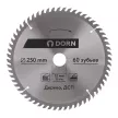 Пильный диск по дереву и ДСП DORN 250х32/30 мм 60 зубьев