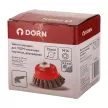 Щетка-насадка DORN для УШМ крученая двухрядная чашечная М14х75 мм