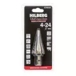 Сверло ступенчатое 4-24 мм HSS-CO Hex 1/4 Hilberg