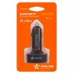 Вольтметр автомобильный + 2USB 3,1A 12-24В AIRLINE