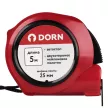 Рулетка с автостопом 5 м х 25 мм нейлоновое покрытие DORN