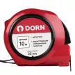 Рулетка с автостопом 10 м х 25 мм нейлоновое покрытие DORN