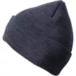 Шапка двойная утепленная серая