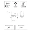 Саморезы по металлу 3,9х11 мм 1000 шт со сверлом для профиля KOELNER WS-3911