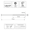 Саморезы по дереву 4,8х127 мм 3 кг для гипсокартона FIXBERG