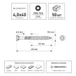 Шурупы по дереву террасные 4,0x40 мм 50 шт нержавеющая сталь A2 Rawlplug