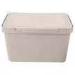 Контейнер для хранения с крышкой LUXE 38х27,6х22 см 18 л светло-бежевый