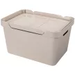 Контейнер для хранения с крышкой LUXE 38х27,6х22 см 18 л светло-бежевый