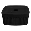 Корзина для хранения VELVET 15х7х11,5 см 0,9 л черный гранит