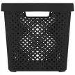 Корзина для хранения с крышкой 20 л Plast Team BLACK