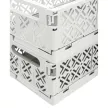 Корзина для хранения складная 33,4х25х15,5 см 10,5 л STOCKY L белая