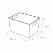 Корзина для хранения 18,4х13,6х10,8 см 2 л Simplify серая
