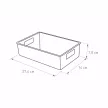 Корзина для хранения 27,4х14х7,8 см 2,5 л Simplify белая