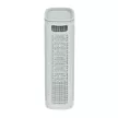 Корзина для белья Лён 43х20х60 см 45 л серая