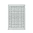 Корзина для белья Лён 43х20х60 см 45 л серая
