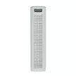 Корзина для белья Лён 43х20х80 см 60 л серая