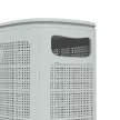 Корзина для белья Лён 43х20х80 см 60 л серая