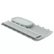 Корзина для белья Лён 43х20х80 см 60 л серая