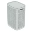 Корзина для белья Лён 43х32,1х60 см 75 л серая