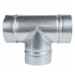 Тройник оцинкованный Интерстройвент d200 мм