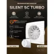 Вентилятор DiCiTi SILENT 5C TURBO D125 обратный клапан белый