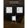 Вентилятор D125 мм с обратным клапаном белый ERA SLIM