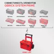 Ящик-тележка для инструмента QBRICK SYSTEM PRIME RED Ultra HD Custom модульный