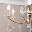 Люстра подвесная 6х40 Вт Е14 золото NEODECO Джеми