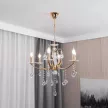 Люстра подвесная 6х40 Вт Е14 золото NEODECO Джеми