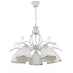 Люстра подвесная 5х40 Вт Е27 белый Schaffner Катарсо