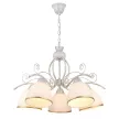 Люстра подвесная 5х40 Вт Е27 белый Schaffner Катарсо