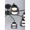 Люстра потолочная 8х15 Вт GX53 (LED) черный Rivoli Марко