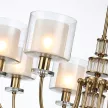 Люстра подвесная 8х40 Вт Е14 античная бронза Odeon Light Сага