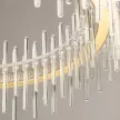 Люстра подвесная 40 Вт LED золото De City Арман