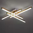 Люстра потолочная LED 80 Вт 3000-7000 К с пультом ДУ Freya Твикс золото