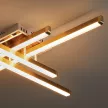Люстра потолочная LED 80 Вт 3000-7000 К с пультом ДУ Freya Твикс золото