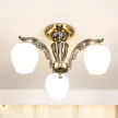 Люстра потолочная NEODECO Кампанелла 3х60 Вт Е27 бронза