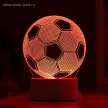 Светильник 3D RISALUX "Футбольный мяч" RGB