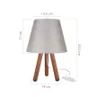 Лампа настольная Toplight София 1х40 Вт Е27 бежевый
