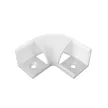 Соединитель L Geniled для углового профиля 16х16 мм белый