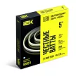 Светодиодная лента 8 Вт 120 д/м 24 В IP65 12 мм холодный свет 5 м IEK Неон