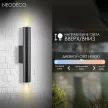 Светильник уличный настенный NEODECO Женева 2х3 Вт 4000 К IP44 LED 30 см