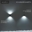 Светильник уличный настенный 2х35 Вт GU10 IP54 черный NEODECO Канберра