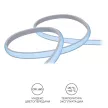 Комплект светодиодной ленты Apeyron Неон COB 11 Вт 288 д/м 220 В IP65 5 м голубой свет