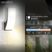 Светильник уличный настенный NEODECO Лиссабон 15 Вт 4000 К IP54 черный