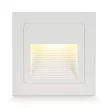 Светильник уличный встраиваемый LED 3 Вт 3000 К IP65 84х84х46 мм Ambrella СТ белый